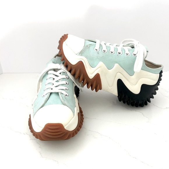 Converse Kids Sneakers in Mint, Black, and Brown - Picture 2 of 15